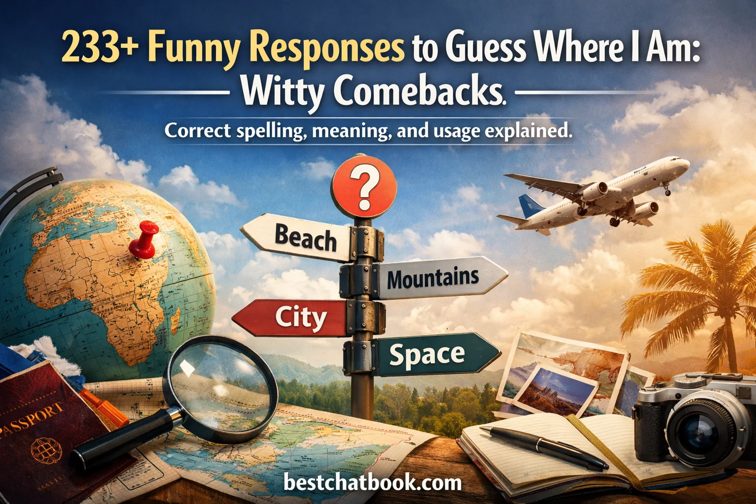 Funny Responses to Guess Where I Am: Witty Comebacks