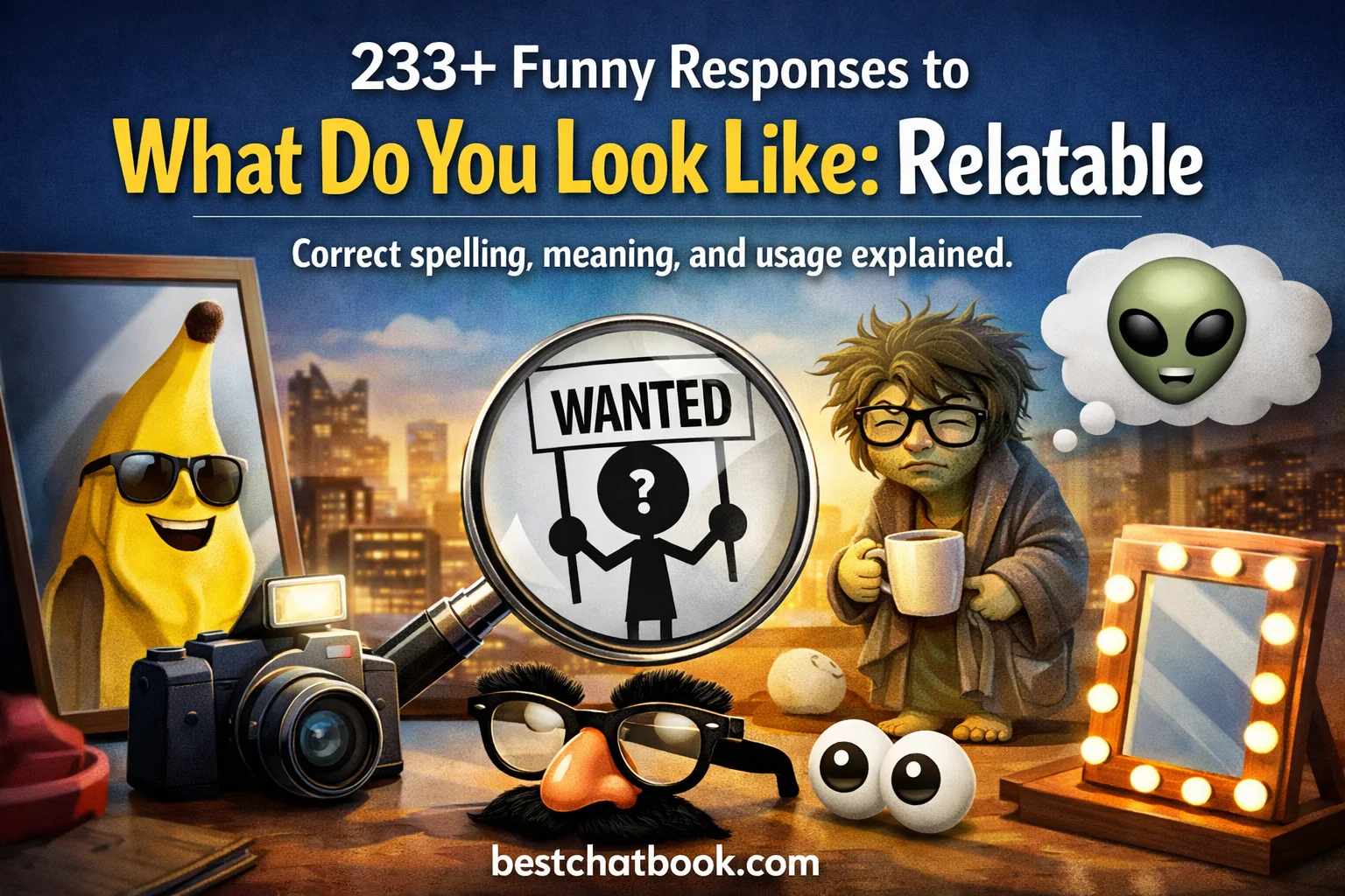 Funny Responses to What Do You Look Like: Relatable