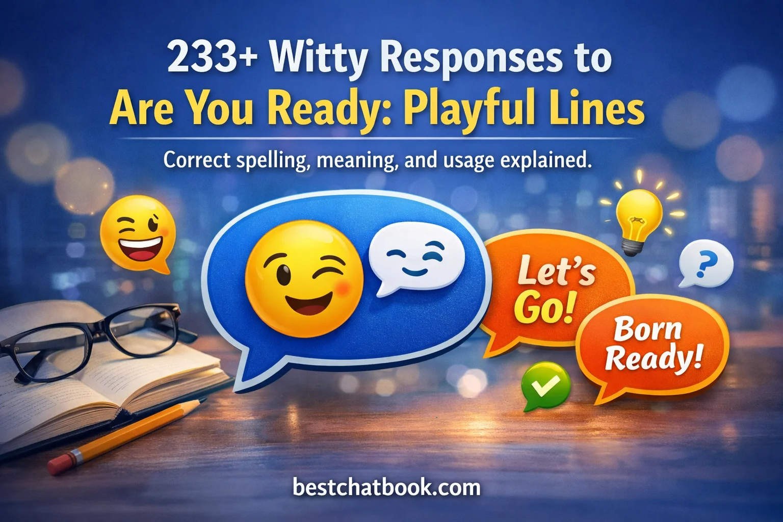 Witty Responses to Are You Ready: Playful Lines