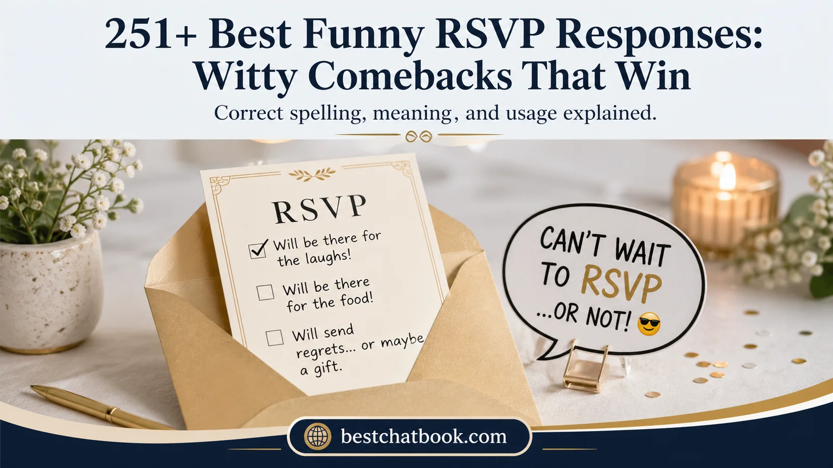 Best Funny RSVP Responses: Witty Comebacks That Win