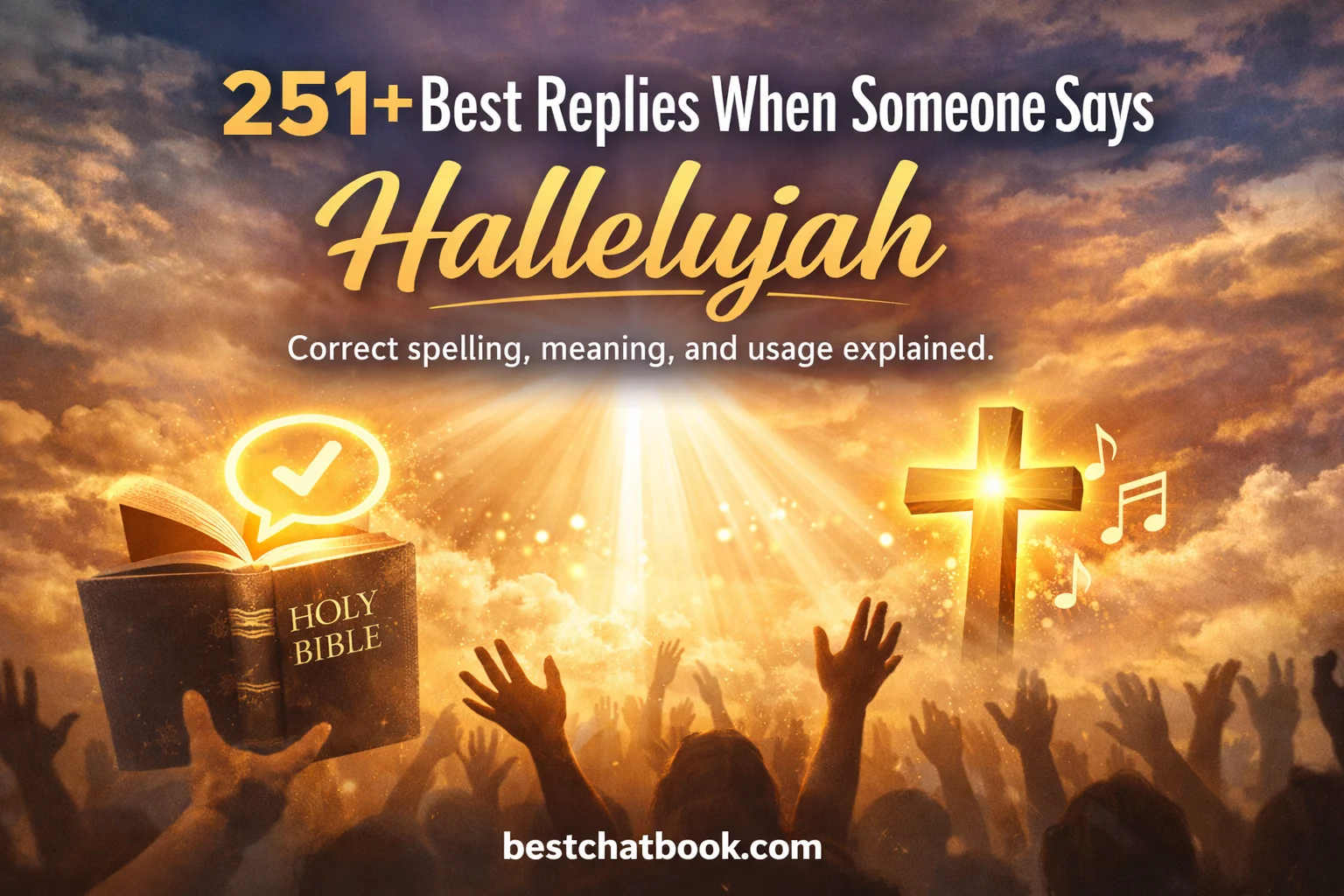 Best Replies When Someone Says Hallelujah
