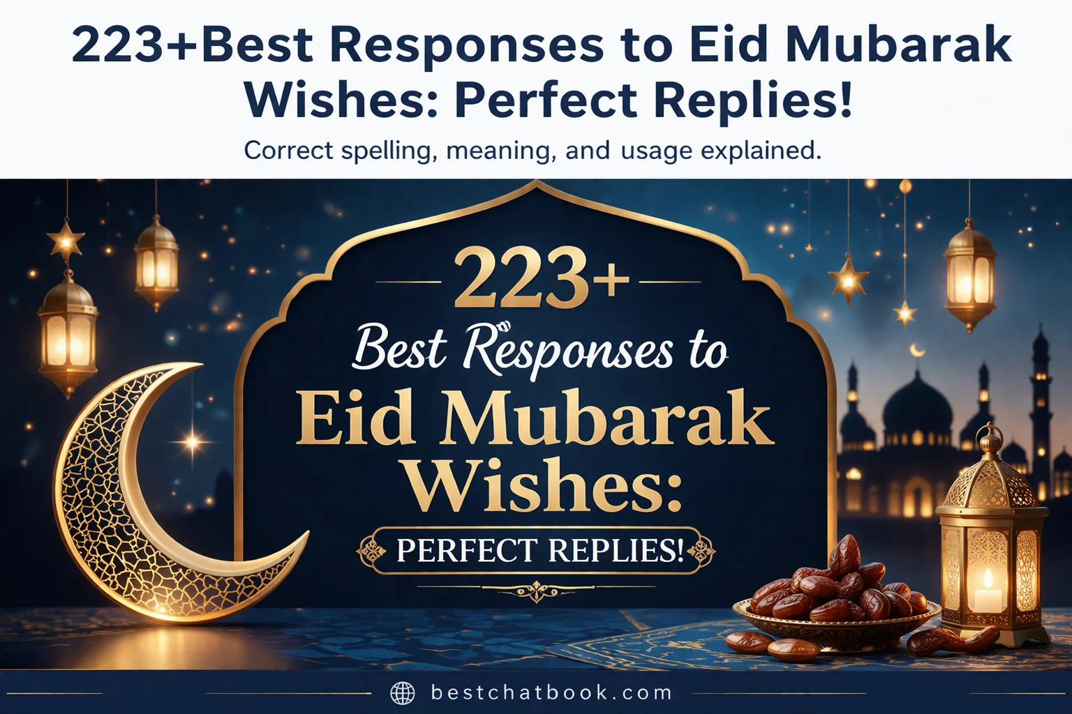 Best Responses to Eid Mubarak Wishes: Perfect Replies!
