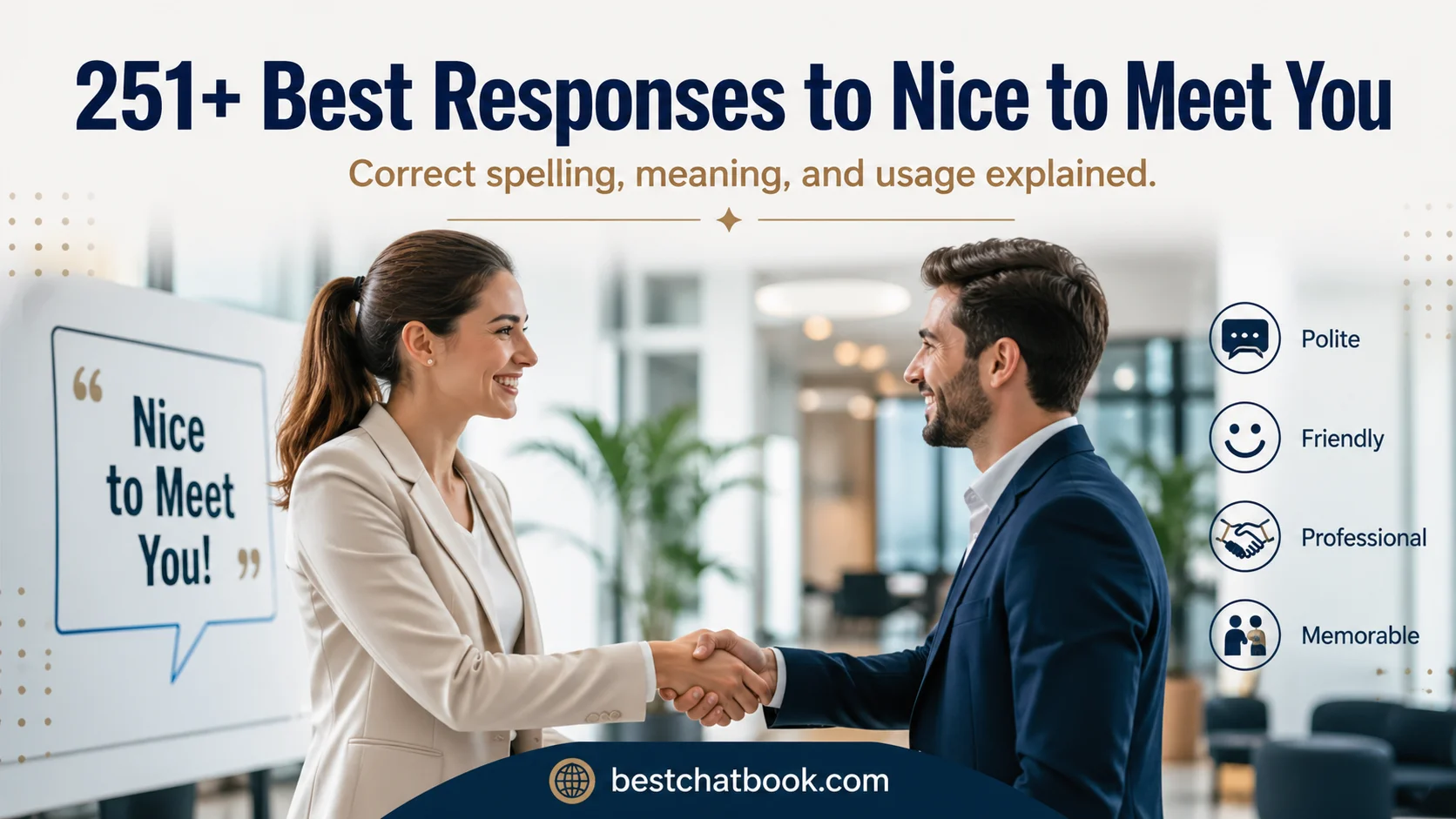 Best Responses to Nice to Meet You