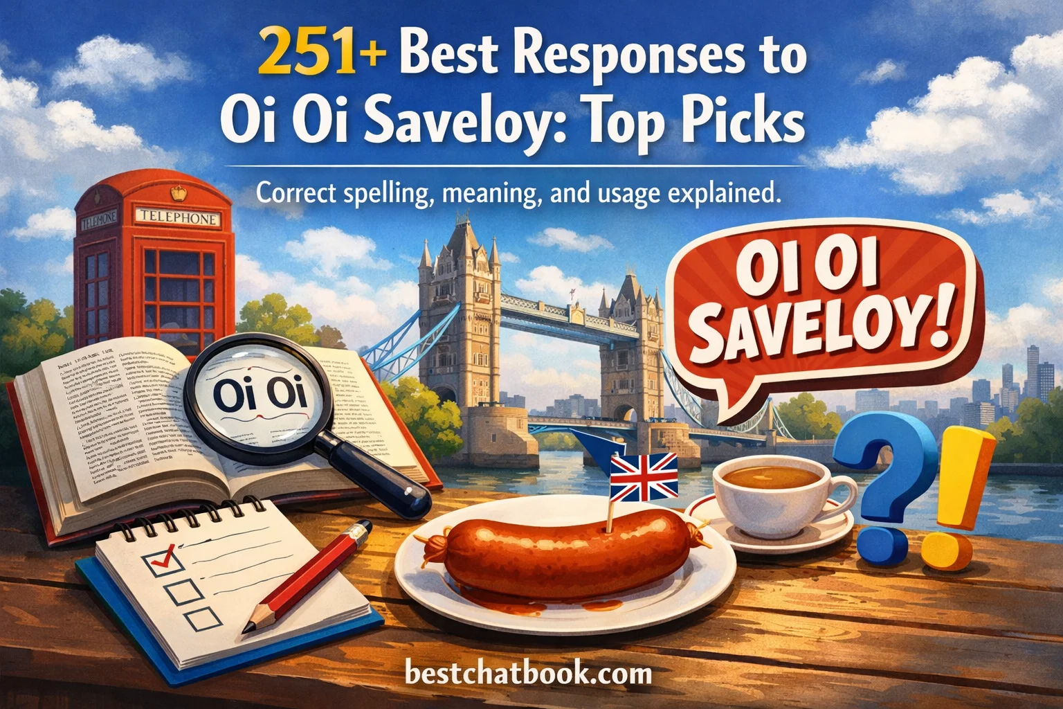 Best Responses to Oi Oi Saveloy: Top Picks
