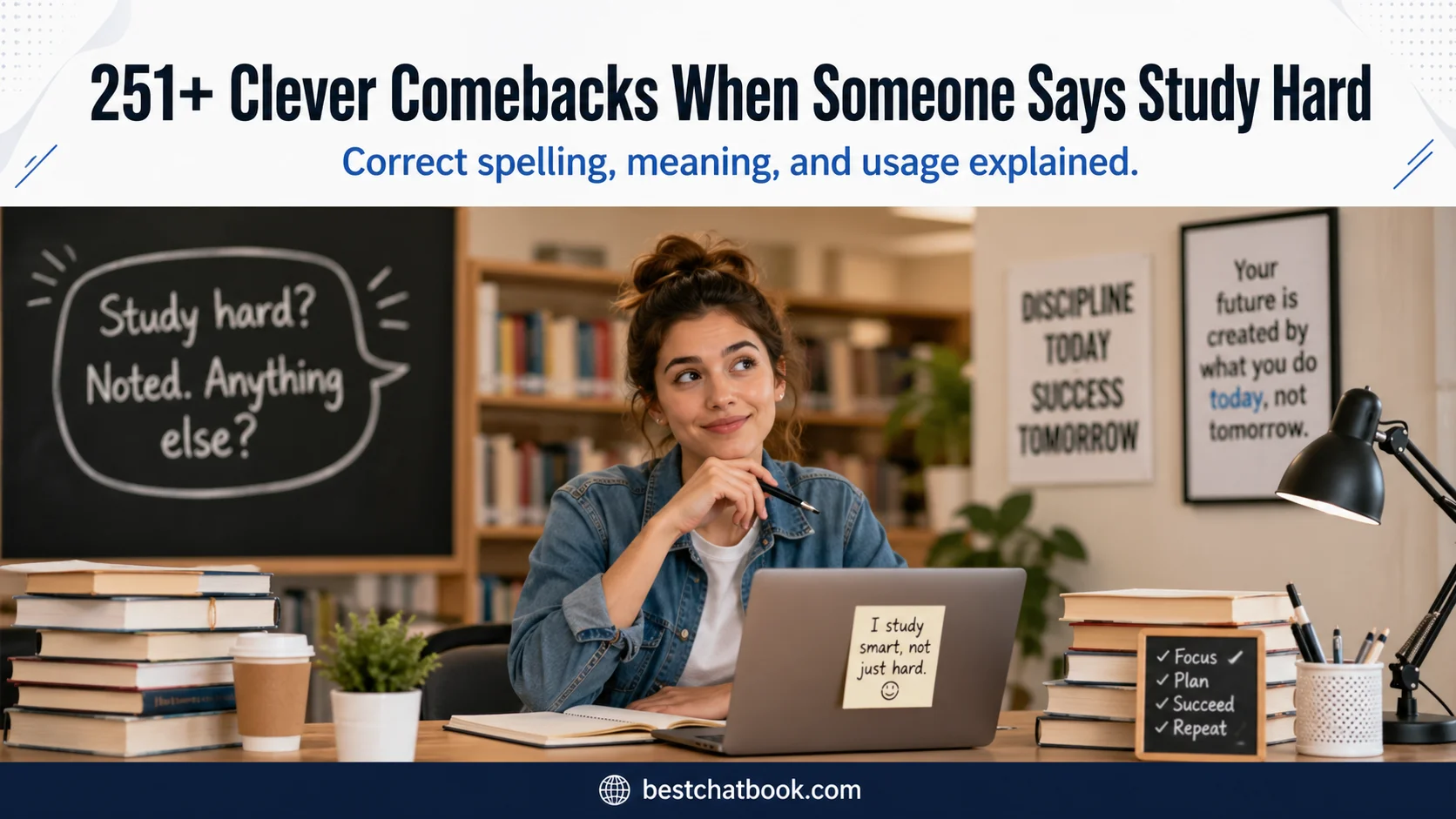Clever Comebacks When Someone Says Study Hard