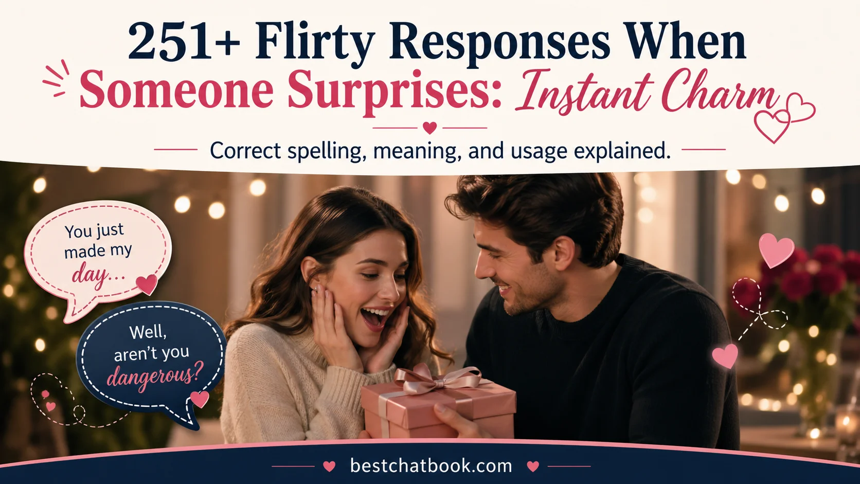 Flirty Responses When Someone Surprises: Instant Charm