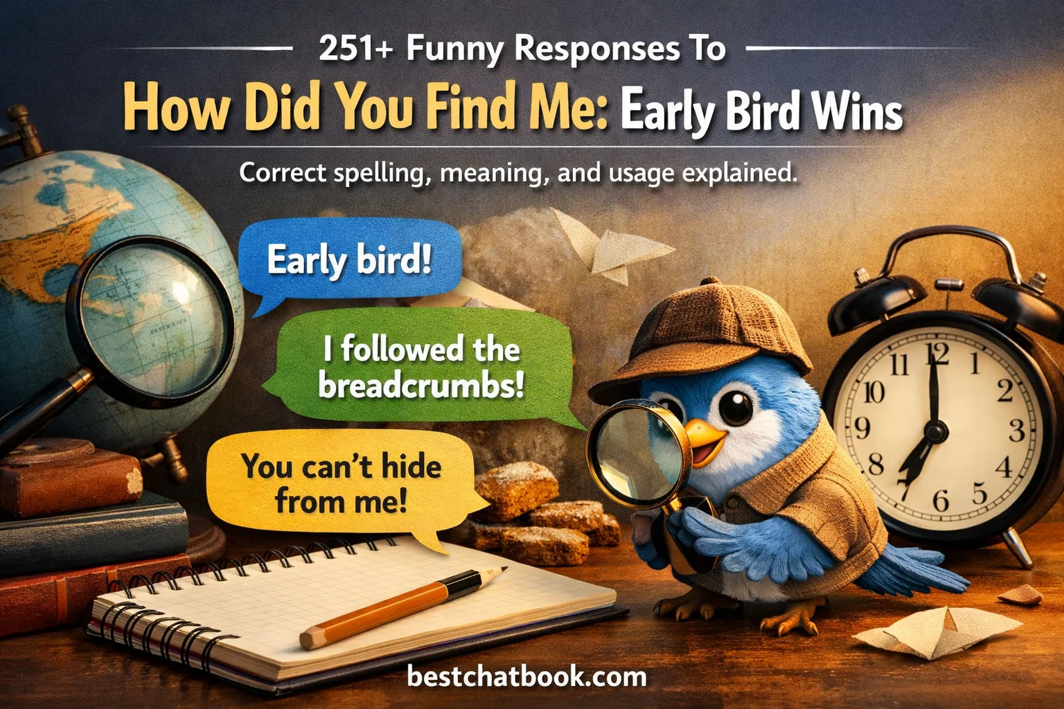 Funny Responses To How Did You Find Me: Early Bird Wins