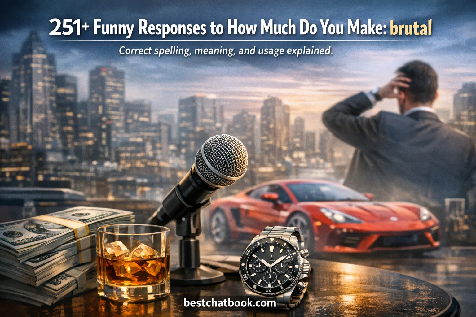 Funny Responses to How Much Do You Make: brutal