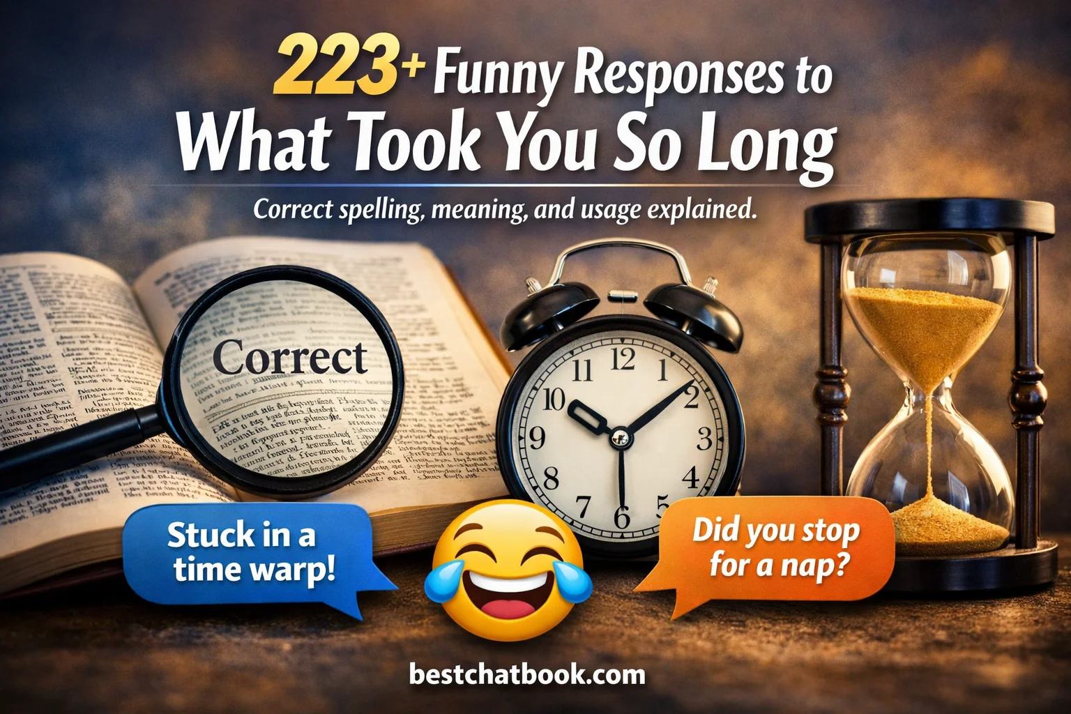 Funny Responses to What Took You So Long