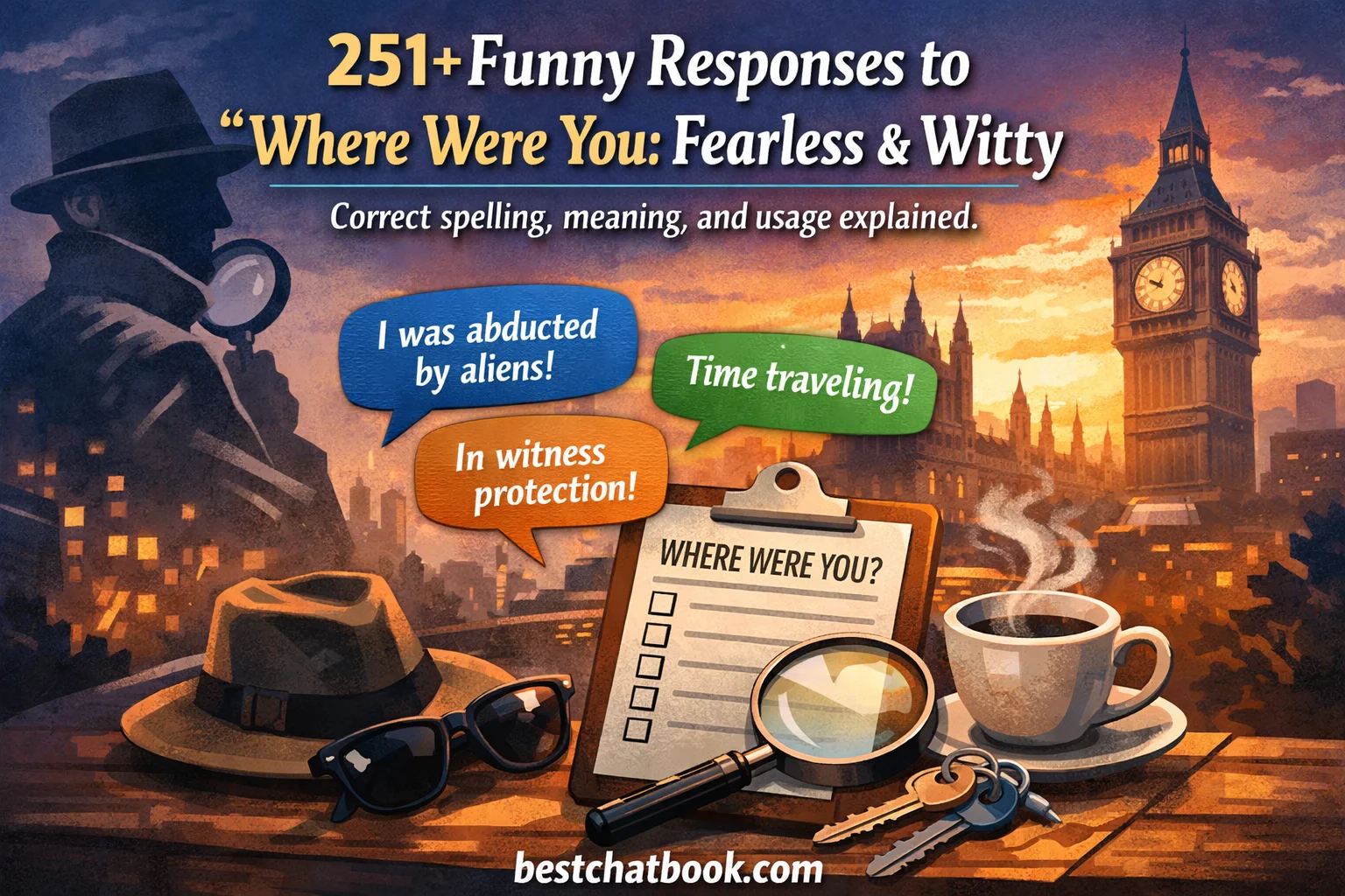 Funny Responses to Where Were You: Fearless & Witty