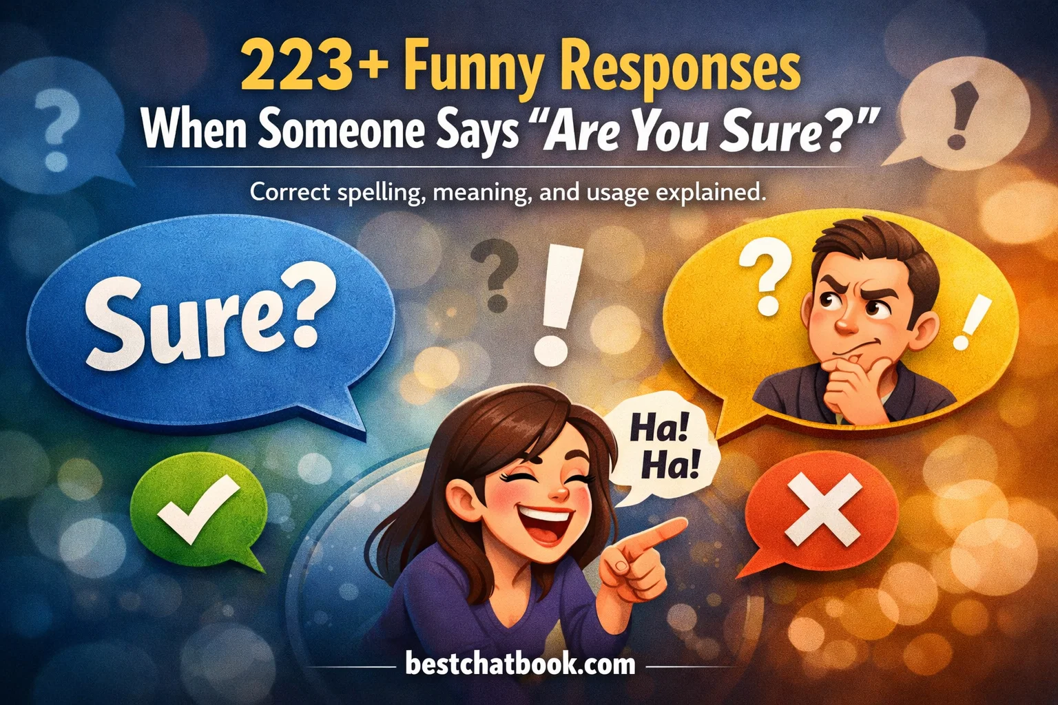 Funny Responses When Someone Says “Are You Sure?”