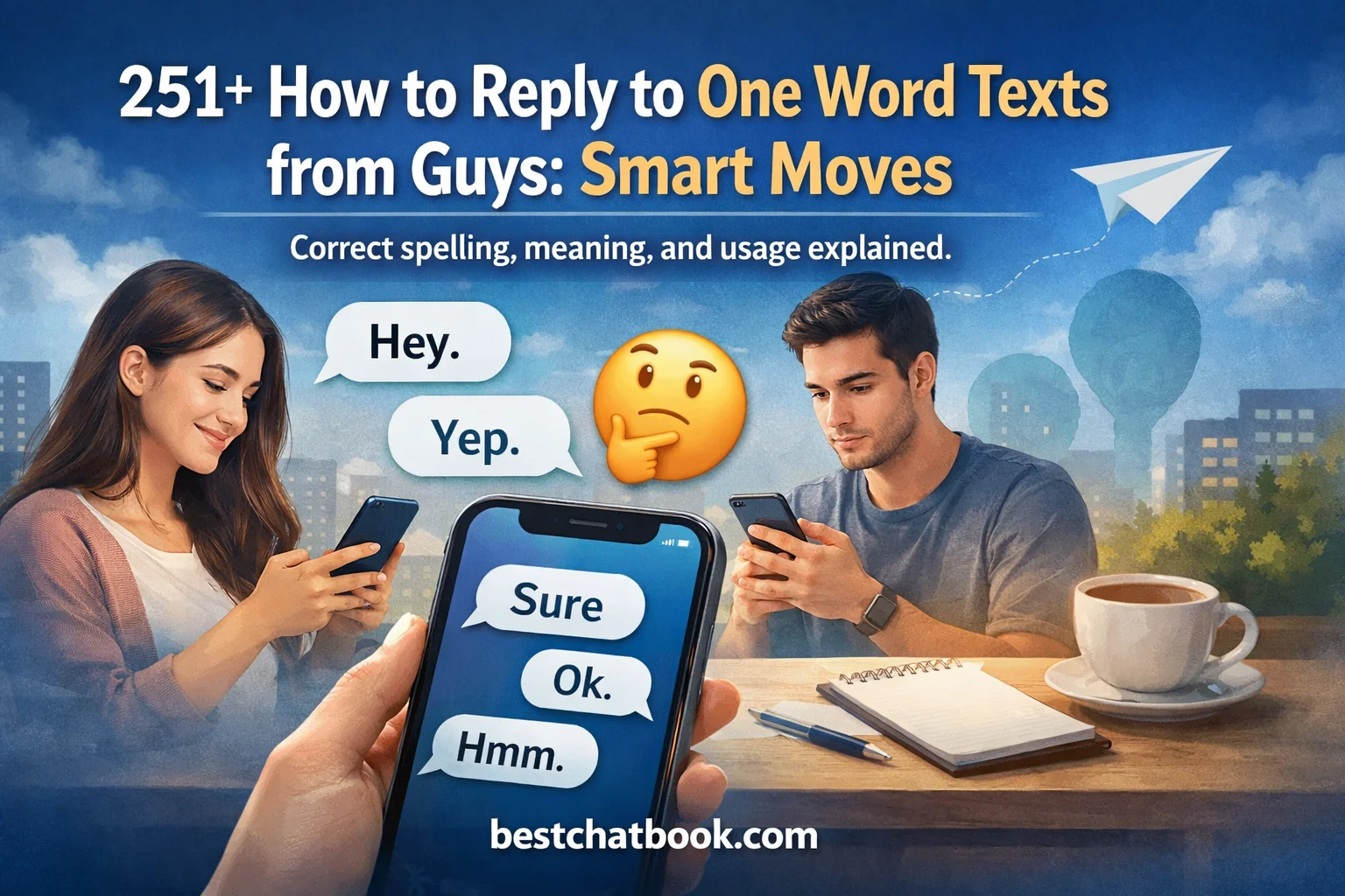 How to Reply to One Word Texts from Guys: Smart Moves