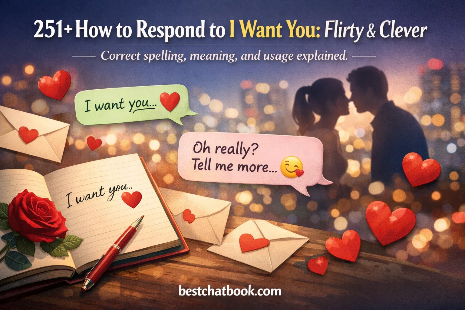 How to Respond to I Want You: Flirty & Clever