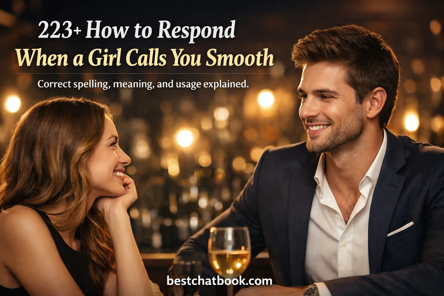 How to Respond When a Girl Calls You Smooth