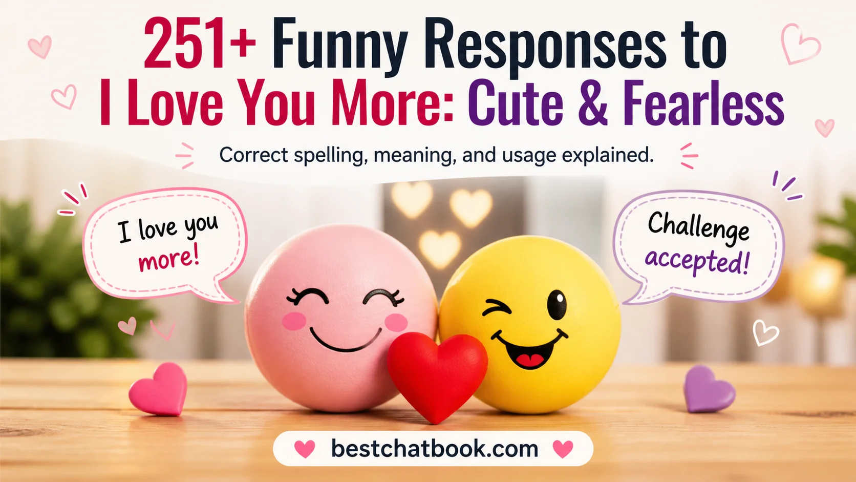 Funny Responses to I Love You More: Cute & Fearless