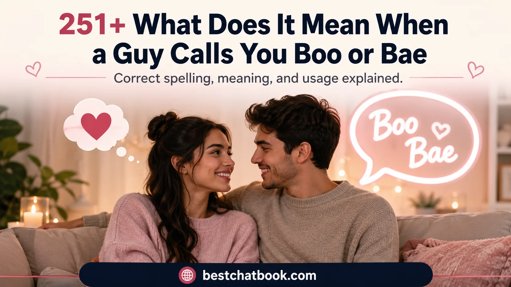 What Does It Mean When a Guy Calls You Boo or Bae