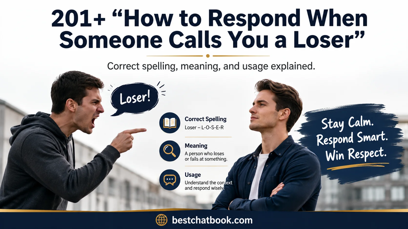 How to Respond When Someone Calls You a Loser