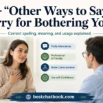 Other Ways to Say Sorry for Bothering You